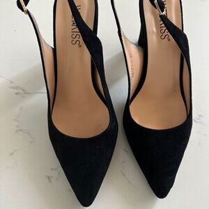 Wet Kiss sling back heel